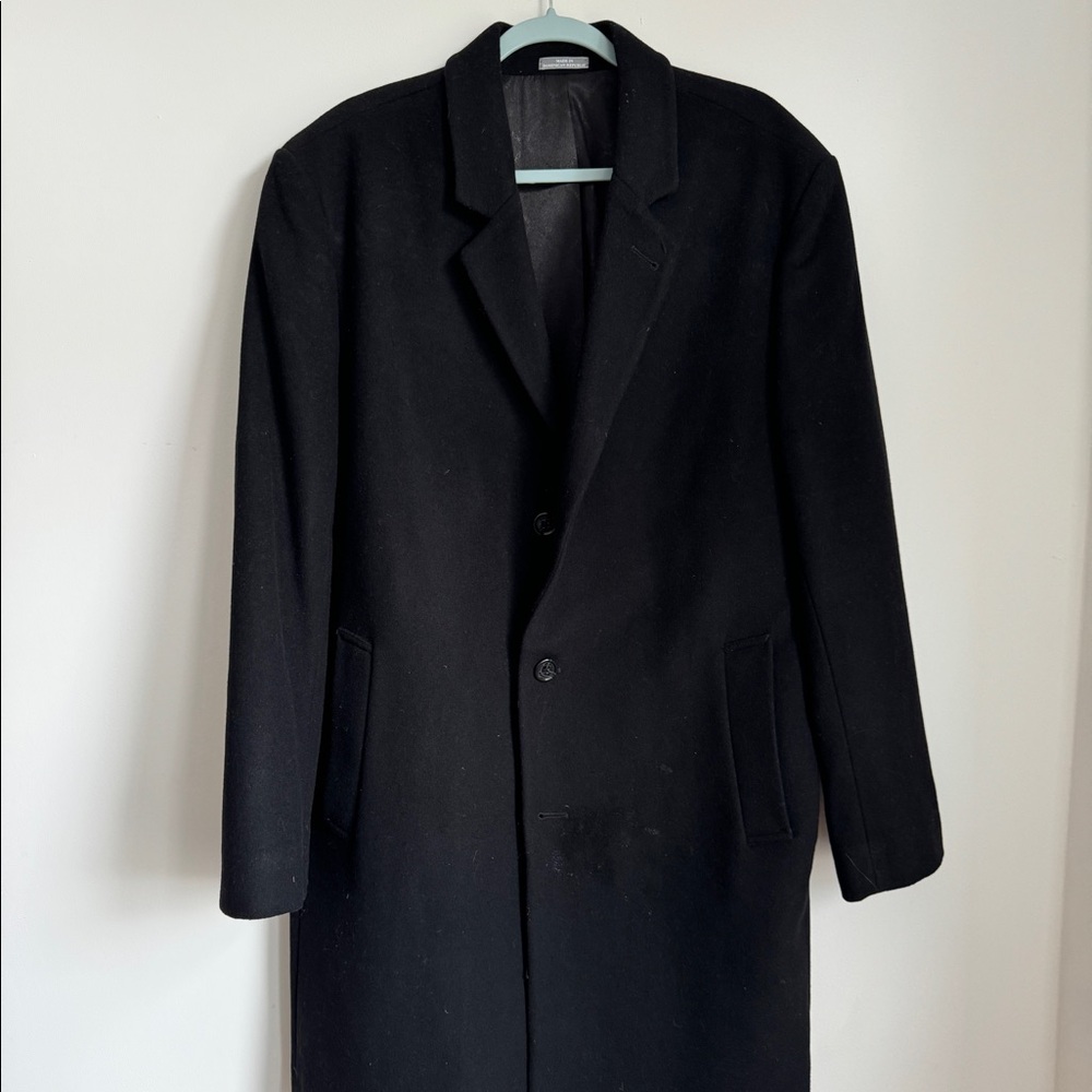 Michael kors Men's Classic Fit Luxury Wool Cashmere Blend Overcoats
